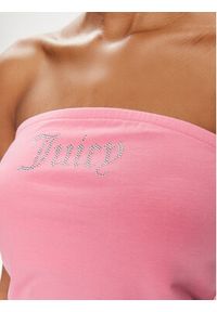 Juicy Couture Top Babey JCWCT23310 Różowy Slim Fit. Kolor: różowy. Materiał: bawełna #4