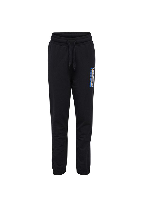 Spodnie dresowe dla dzieci Hummel Tukas. Kolor: czarny. Materiał: dresówka. Sport: joga i pilates, bieganie