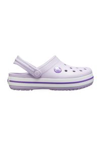 Japonki Crocs Crocband Kids, Dzieci. Kolor: fioletowy. Materiał: syntetyk, materiał. Styl: sportowy