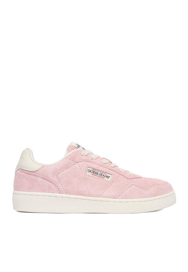 Sneakersy Guess Jeans. Kolor: różowy