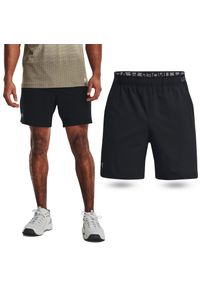 Under Armour - Spodenki fitness męskie UNDER ARMOUR Vanish Woven 6" Shorts Szorty. Kolor: brązowy, zielony, wielokolorowy. Długość: krótkie. Sezon: lato. Sport: fitness