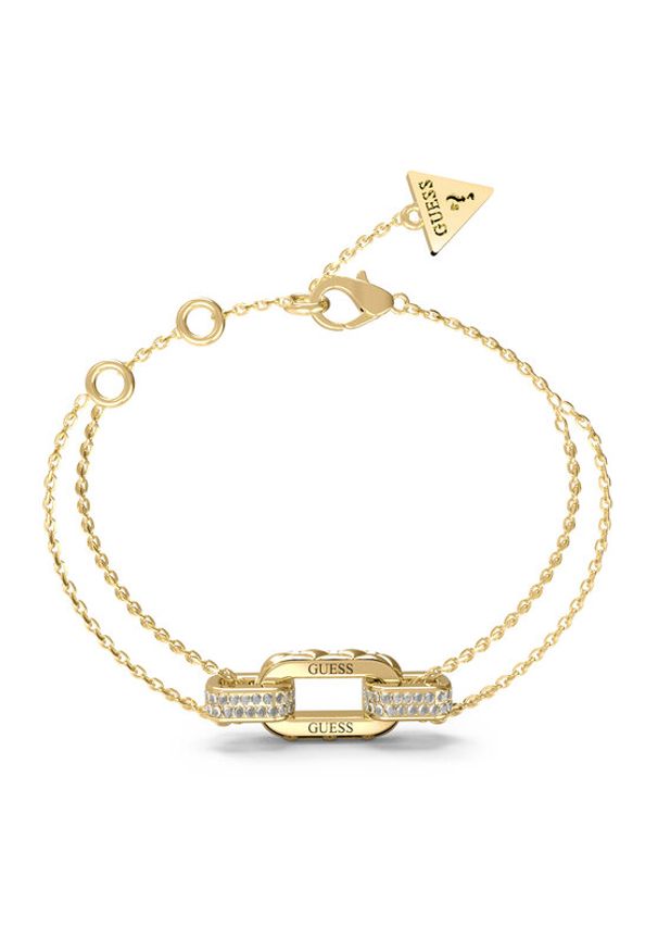 Guess Bransoletka JUBB04 581JW Złoty. Materiał: metalowe. Kolor: złoty