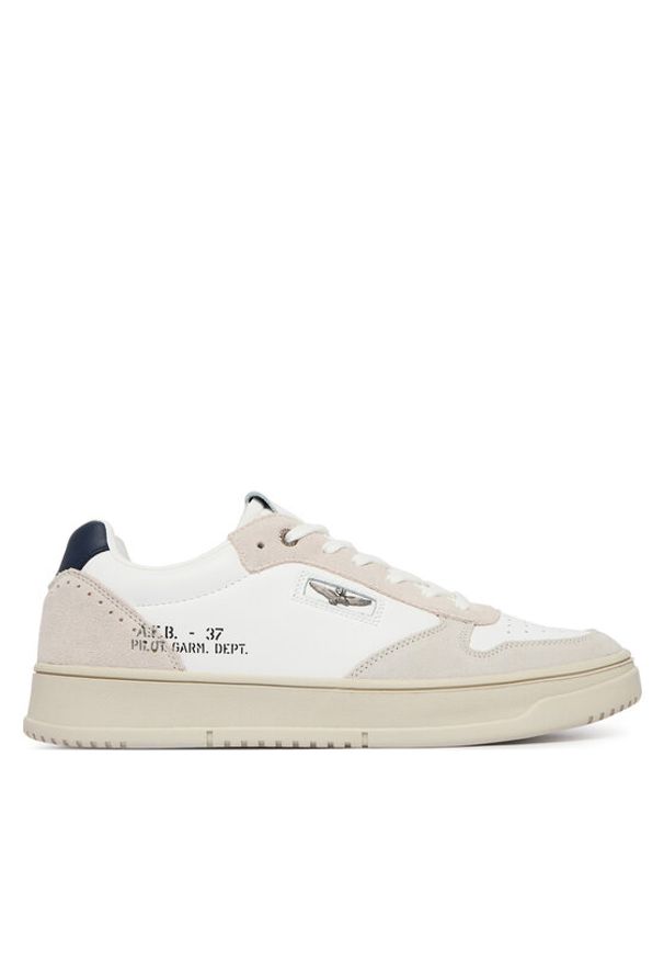 Aeronautica Militare Sneakersy 261SC0235UPL00244 Beżowy. Kolor: beżowy. Materiał: zamsz, skóra