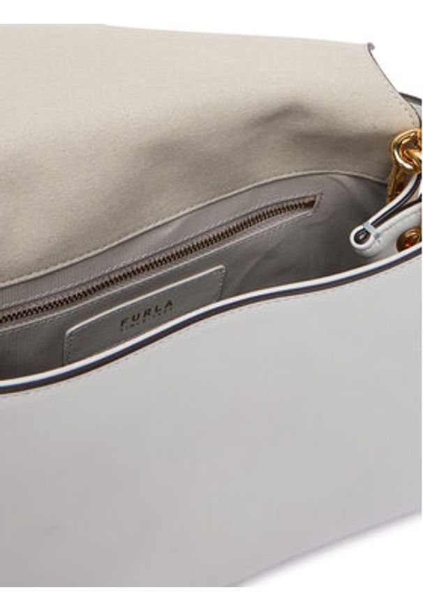 Furla Torebka Domus S Top WB01957 BX4184 IT CRY00 Niebieski. Kolor: niebieski. Materiał: skórzane