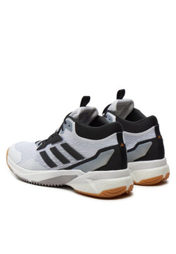 Adidas - adidas Buty halowe Crazyflight 5 Mid IH7720 Biały. Kolor: biały. Materiał: mesh, materiał