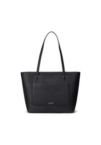 Lauren Ralph Lauren Torebka 431924351001 Czarny. Kolor: czarny. Materiał: skórzane