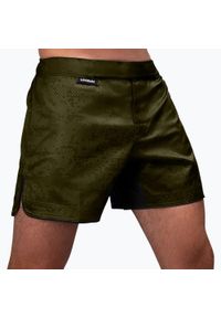 HAYABUSA - Spodenki treningowe męskie Hayabusa Hex Mid-Thigh. Kolor: zielony