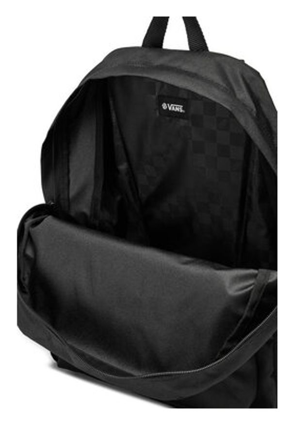 Vans Plecak Old Skool Print Backpack VN000H50BLK1 Czarny. Kolor: czarny. Materiał: materiał. Wzór: nadruk