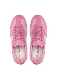 Trussardi Jeans - Trussardi Sneakersy 79A00742 Różowy. Kolor: różowy. Materiał: materiał