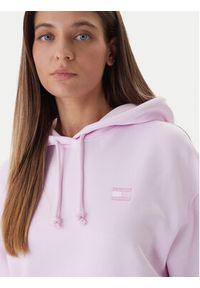 Tommy Jeans Bluza Badge DW0DW19414 Różowy Boxy Fit. Kolor: różowy. Materiał: bawełna #5