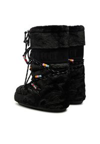 Moon Boot Śniegowce Icon Faux Fur BEADS80D1408990 Czarny. Kolor: czarny. Materiał: materiał