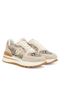 Liu Jo Sneakersy Amazing 25 BF5049 PX747 Beżowy. Kolor: beżowy. Materiał: skóra, zamsz #3