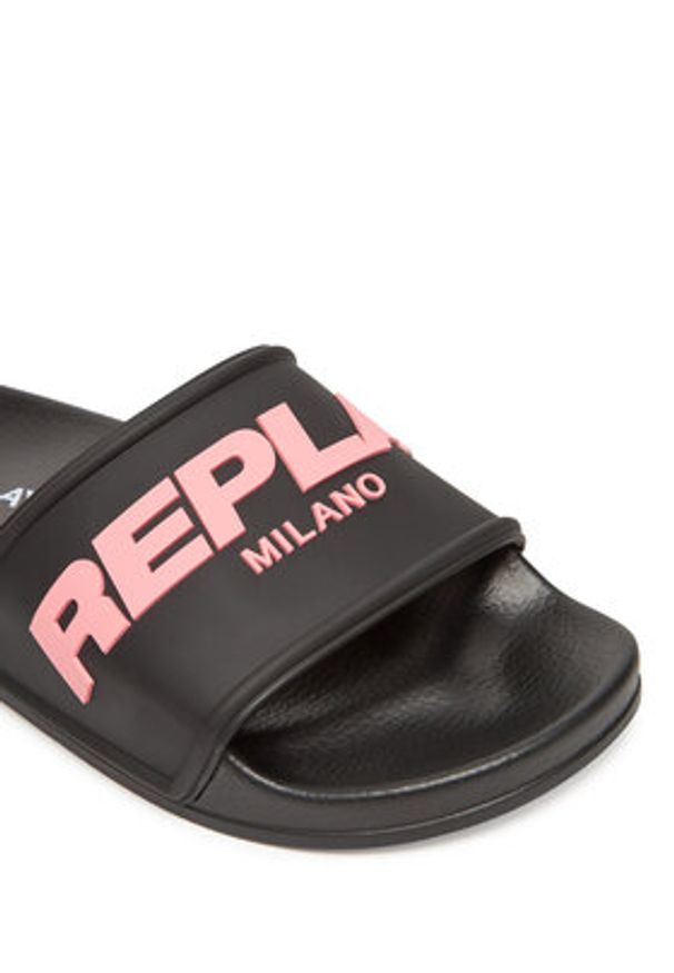 Replay - REPLAY Klapki GWF1B .000.C0045S Czarny. Kolor: czarny. Materiał: syntetyk