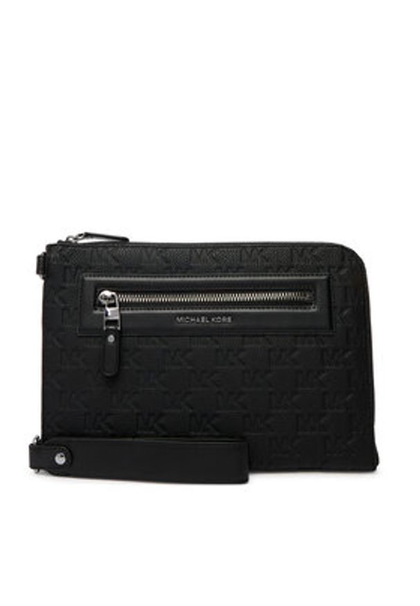 MICHAEL Michael Kors Saszetka 33S6LJSU8L Czarny. Kolor: czarny. Materiał: skóra