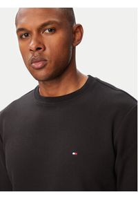 TOMMY HILFIGER - Tommy Hilfiger Sweter Essential MW0MW37241 Czarny Regular Fit. Kolor: czarny. Materiał: bawełna #2