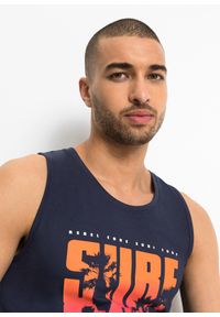 bonprix - Tank top (2 szt.), Slim Fit. Kolor: niebieski #3