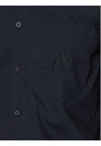 Armani Exchange Koszula 6DZC21 ZN2VZ 1510 Granatowy Slim Fit. Kolor: niebieski. Materiał: bawełna #3