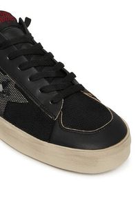 GOLDEN GOOSE - Golden Goose Sneakersy Stardan Under Net Star GMF00370.F004118.90179 Czarny. Kolor: czarny. Materiał: skóra