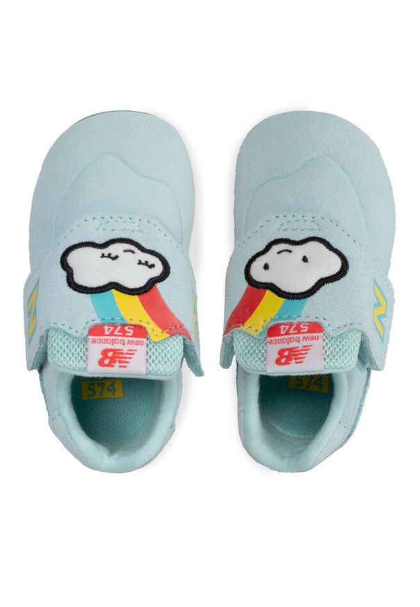 Kapcie New Balance. Kolor: niebieski