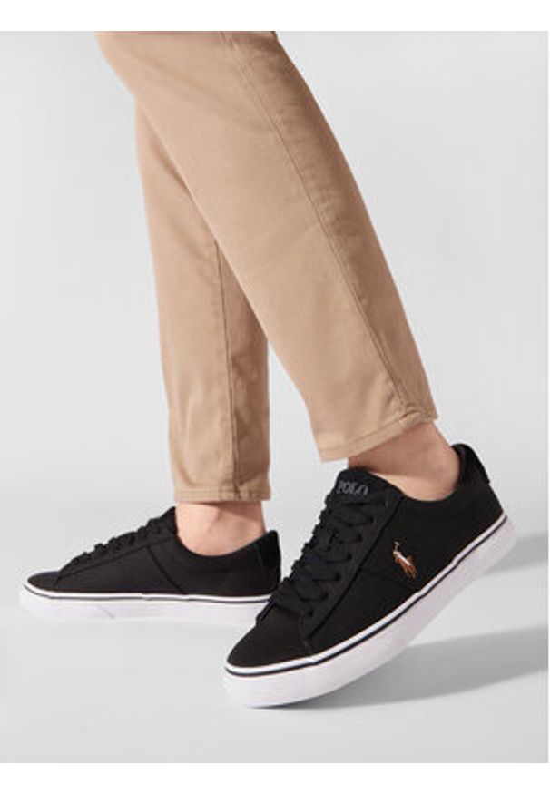 Polo Ralph Lauren Tenisówki Sayer 816749369001 Czarny. Kolor: czarny. Materiał: materiał