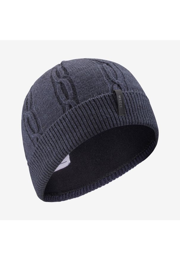 WEDZE - Czapka narciarska dla dzieci Wedze Torsade. Kolor: wielokolorowy, niebieski, czarny. Materiał: poliester, wełna, materiał, akryl, elastan. Sezon: zima. Styl: sportowy