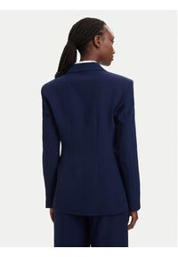 Hugo - HUGO Marynarka Asmalla-1 50533901 Granatowy Slim Fit. Kolor: niebieski. Materiał: syntetyk #2