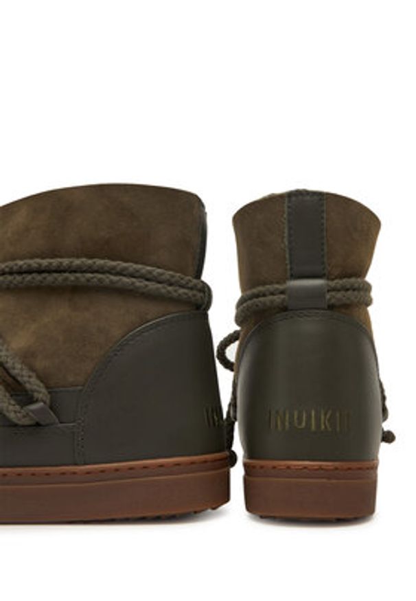 Inuikii Śniegowce Classic 1001.003.0122 Zielony. Kolor: zielony. Materiał: skóra