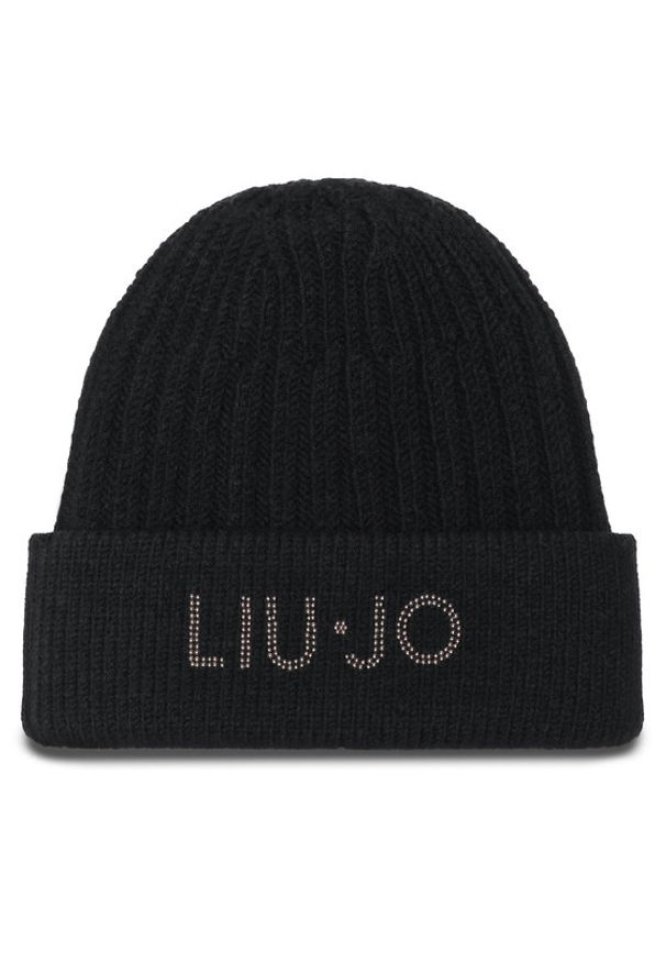 Liu Jo Czapka 2F3058 M0300 Czarny. Kolor: czarny. Materiał: wełna, materiał