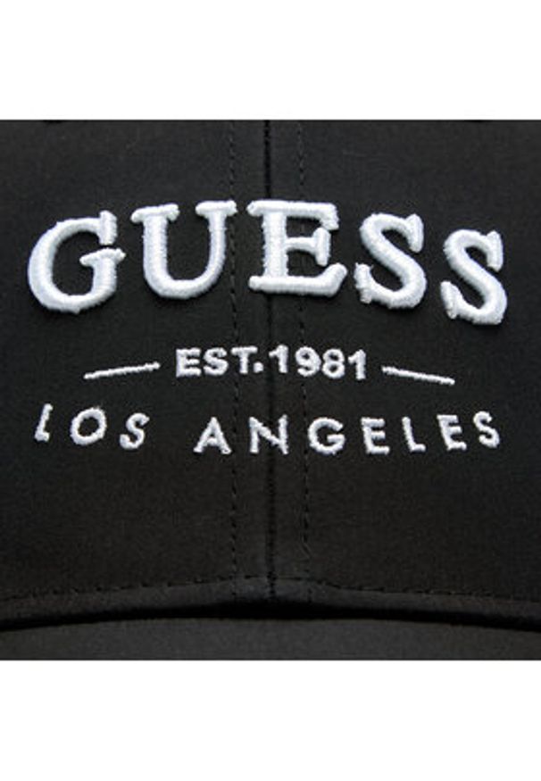 Guess Czapka z daszkiem Not Coordinated Smart Headwear AM5023 POL01 Czarny. Kolor: czarny. Materiał: materiał