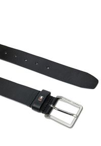 TOMMY HILFIGER - Tommy Hilfiger Pasek Męski Oliver AM0AM12554 Czarny. Kolor: czarny. Materiał: skóra #3