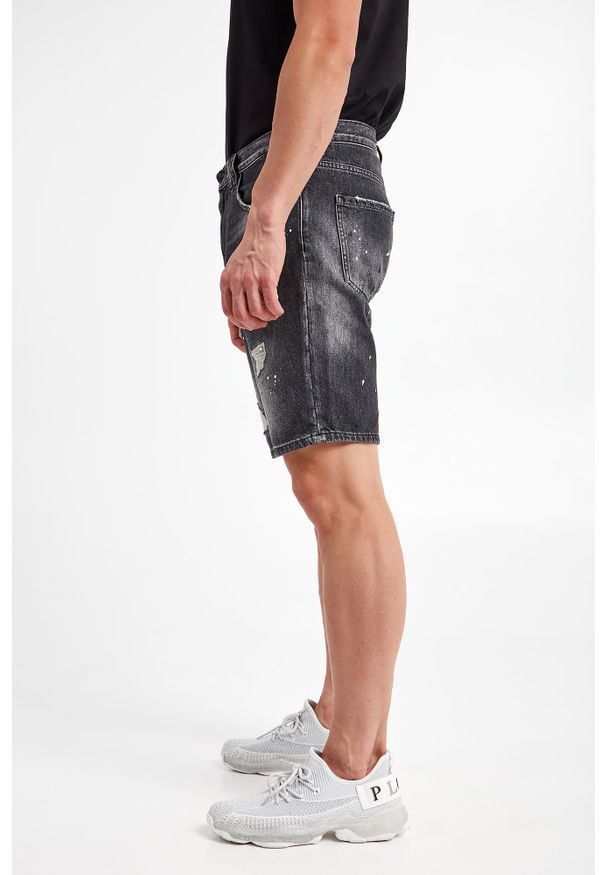 Philipp Plein - Spodenki jeansowe PHILIPP PLEIN. Materiał: jeans