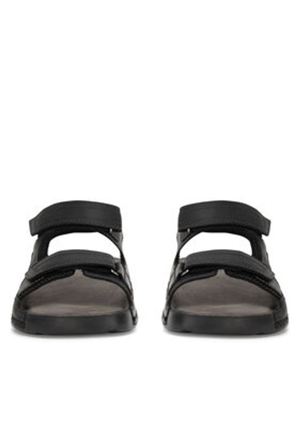 Go Soft Sandały CANNON-01 MI24 Czarny. Kolor: czarny. Materiał: skóra