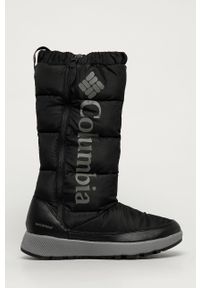 columbia - Columbia - Śniegowce Paninaro. Nosek buta: okrągły. Kolor: czarny. Materiał: guma