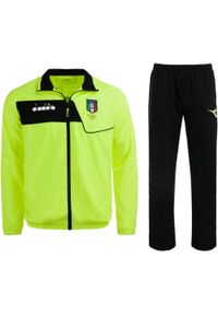 Komplet dresowy Diadora AIA męski - S. Kolor: żółty, czarny, wielokolorowy. Materiał: dresówka #1