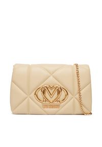 Love Moschino - LOVE MOSCHINO Torebka JC4043PP1PLC0129 Beżowy. Kolor: beżowy. Materiał: skórzane #5