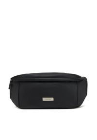 Calvin Klein Saszetka nerka Sleek Waistbag Sling LV04D3148G Czarny. Kolor: czarny. Materiał: materiał