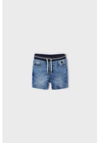 Mayoral szorty jeansowe dziecięce. Okazja: na co dzień. Kolor: niebieski. Materiał: jeans. Styl: casual