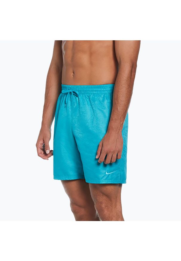 Szorty kąpielowe męskie Nike Swim Breaker 7" Volley. Kolor: niebieski