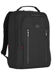 Wenger City Traveler 16'' czarny. Kolor: czarny. Materiał: mesh. Styl: elegancki