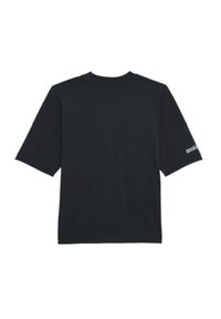 PAPROCKI&BRZOZOWSKI - Czarny t-shirt z białym logo. Kolor: czarny. Materiał: bawełna. Wzór: aplikacja, nadruk #3