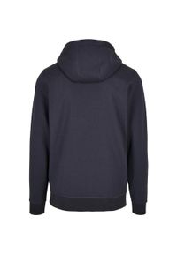 BUILD YOUR BRAND - Bluza Z Kapturem Unisex Dla Dorosłych. Typ kołnierza: kaptur. Kolor: niebieski