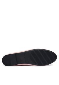 TOMMY HILFIGER - Tommy Hilfiger Baleriny Th Monogram Suede Ballerinas FW0FW09357 Różowy. Kolor: różowy. Materiał: skóra #6