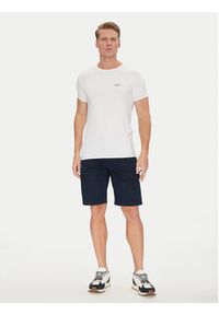 Aeronautica Militare T-Shirt AM1UTI003 Biały Regular Fit. Kolor: biały. Materiał: bawełna