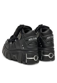 NEW ROCK Sneakersy M-106-VS1 Czarny. Kolor: czarny. Materiał: skóra #6