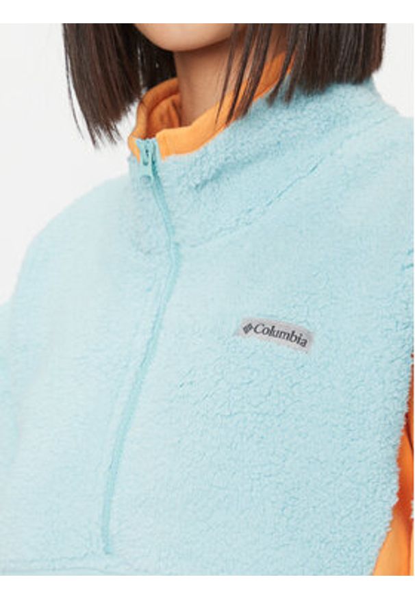 columbia - Columbia Polar Trek™ Hybrid Sherpa 1/2 Zip Zielony Regular Fit. Kolor: zielony. Materiał: bawełna