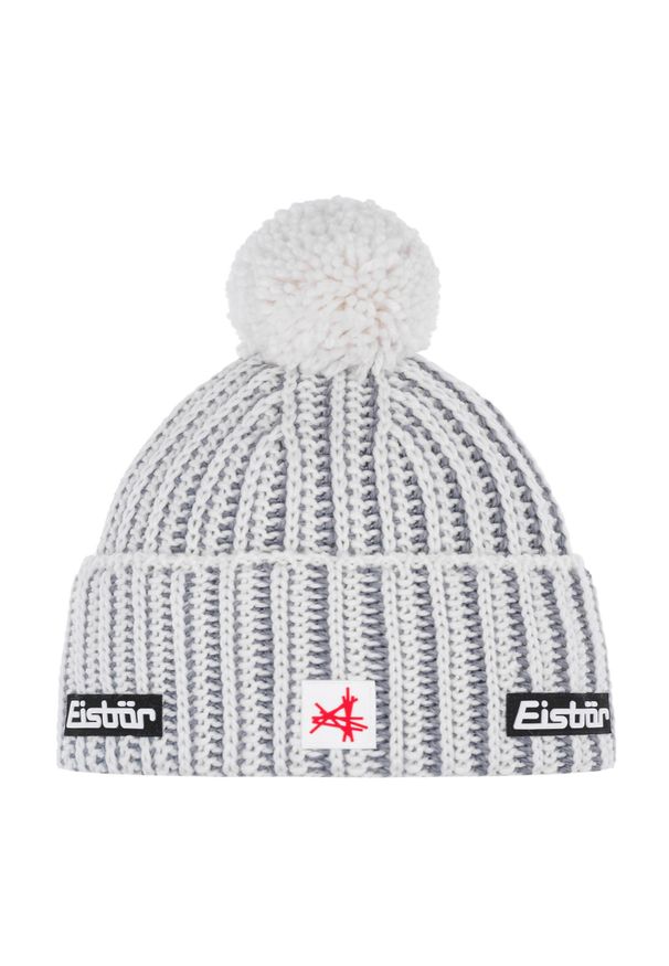 Czapka Eisbar Ronda Pompon MÜ SA. Kolor: biały. Materiał: wełna. Styl: sportowy