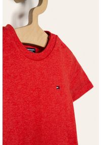 TOMMY HILFIGER - Tommy Hilfiger - T-shirt dziecięcy 74-176 cm. Okazja: na co dzień. Kolor: pomarańczowy. Materiał: bawełna, materiał, dzianina. Wzór: gładki. Styl: casual #2