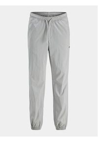 Jack & Jones - Jack&Jones Spodnie dresowe Will 12253727 Szary Slim Fit. Kolor: szary. Materiał: syntetyk