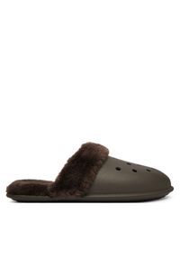 Crocs Kapcie Classic Fuzz Scuff 212143 Brązowy. Kolor: brązowy #1