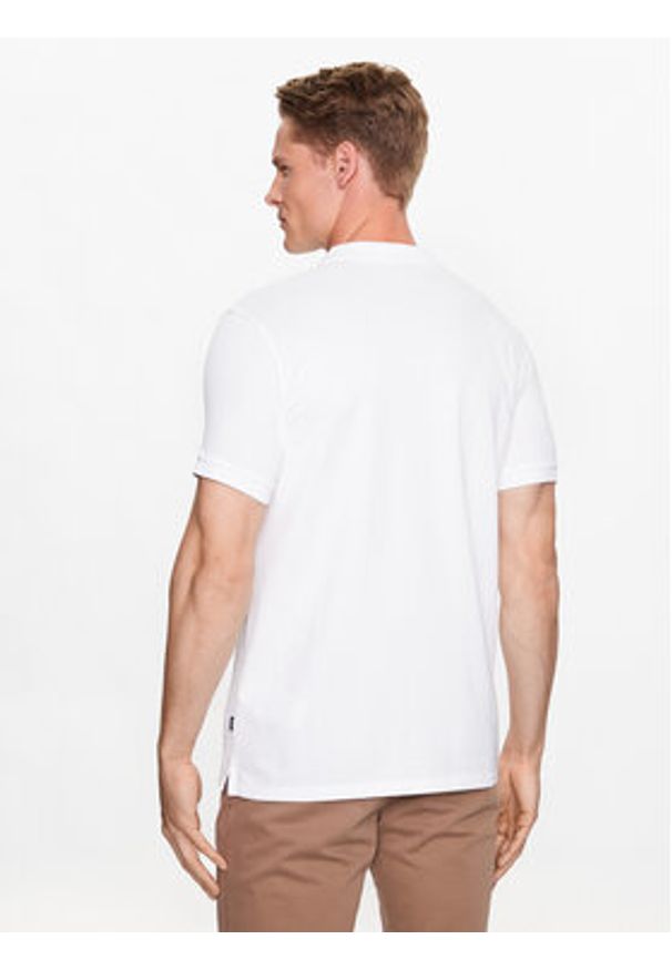 JOOP! Jeans Polo 30037520 Biały Modern Fit. Typ kołnierza: polo. Kolor: biały. Materiał: bawełna